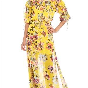 French Connection Linsoa Crinkle Maxi Dress